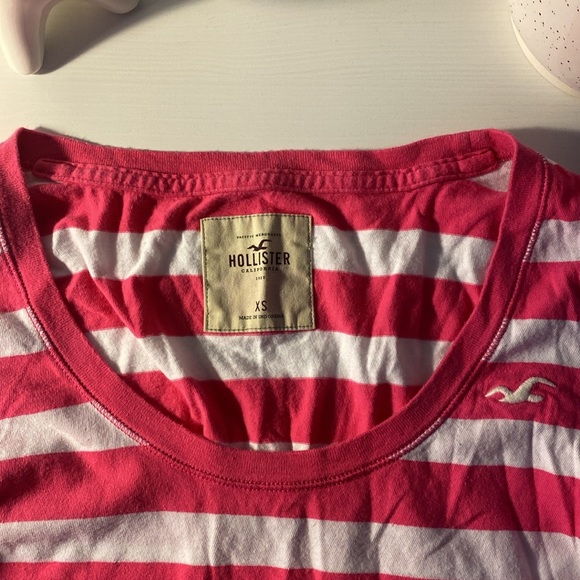 Hollister pink striped long sleeve shirt - Picture 2 of 5